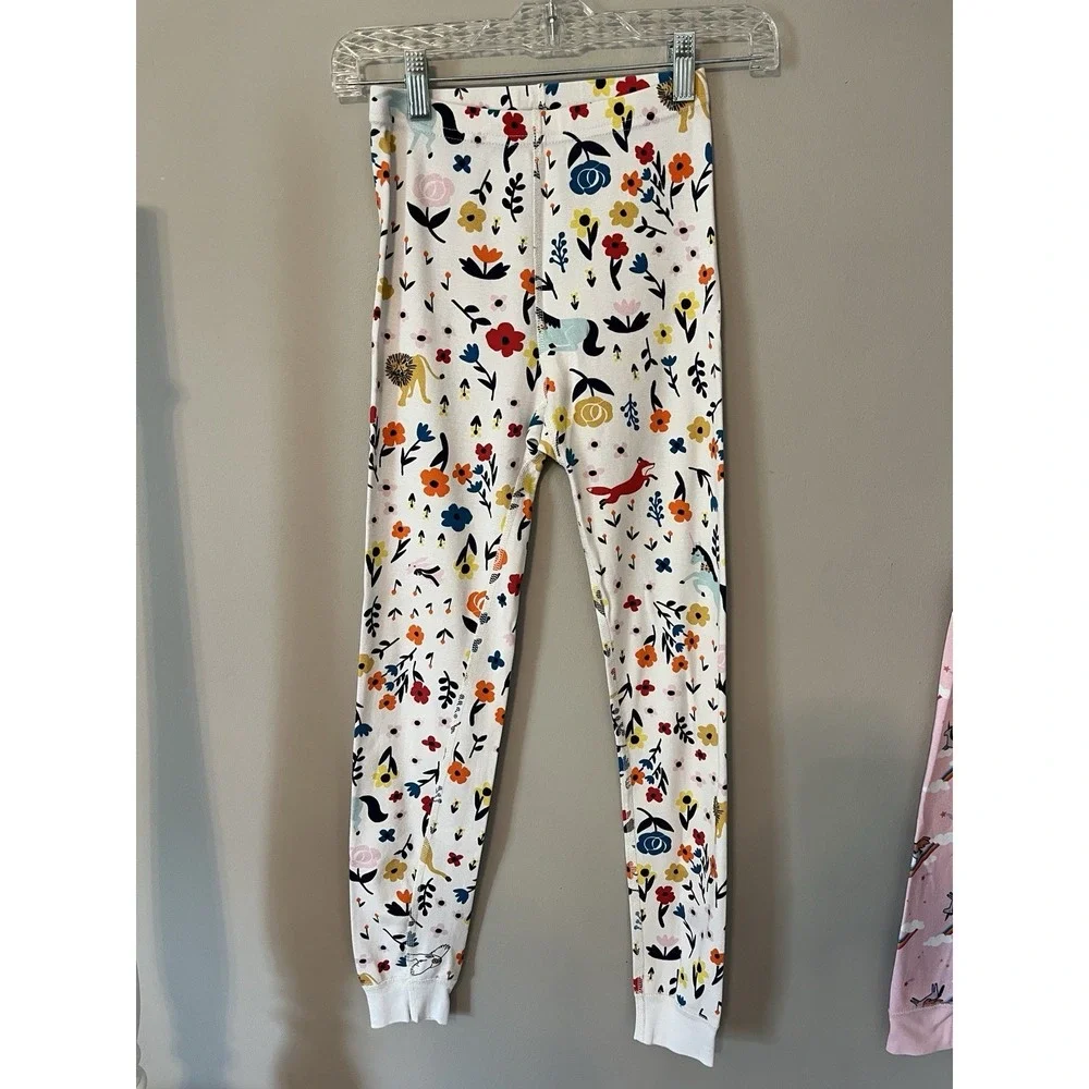 Hanna‎ Andersson Pajama Set * Bundle of 2* Unicorns Floral Woodland Girl Size 10